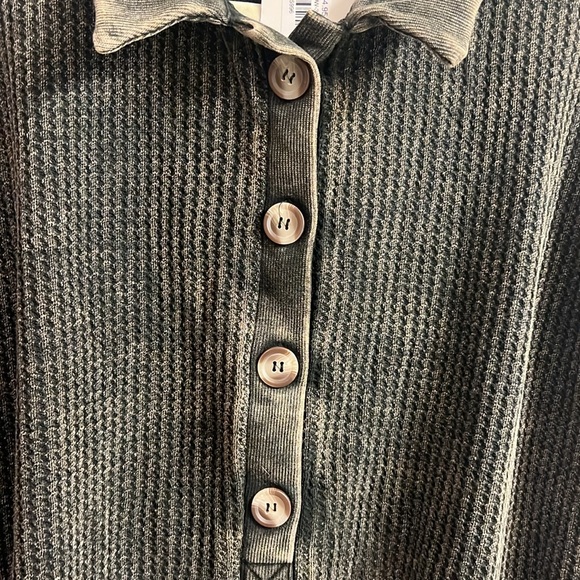 Zenana Vivian Dress w/ Side Pockets - Ash Black - L - Picture 13 of 13